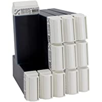 Epilwax 12 Cartuchos Roll-On de Cera Depilatoria Tibia Cera roll on de 100 ml de Azuleno cera profesional de alta…